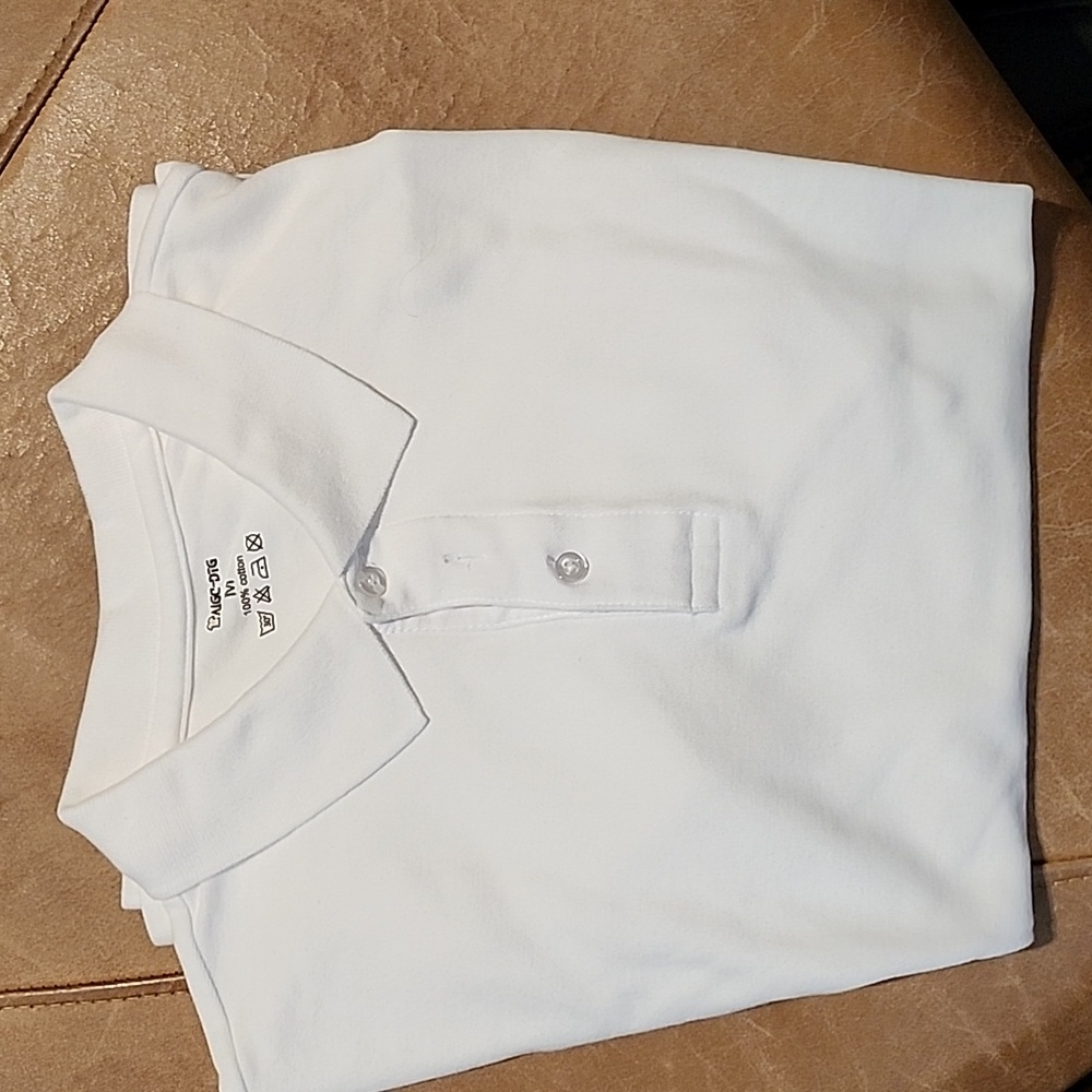 AIGC-DTG Men's White Golf Shirt